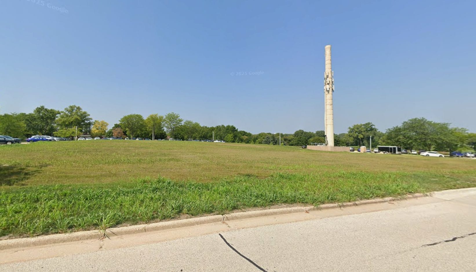 Site of the former Grand View Health Resort, Waukesha, Wisconsin, present day
