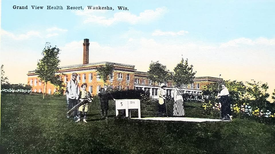 Grand View Health Resort, Waukesha, Wisconsin, circa 1915