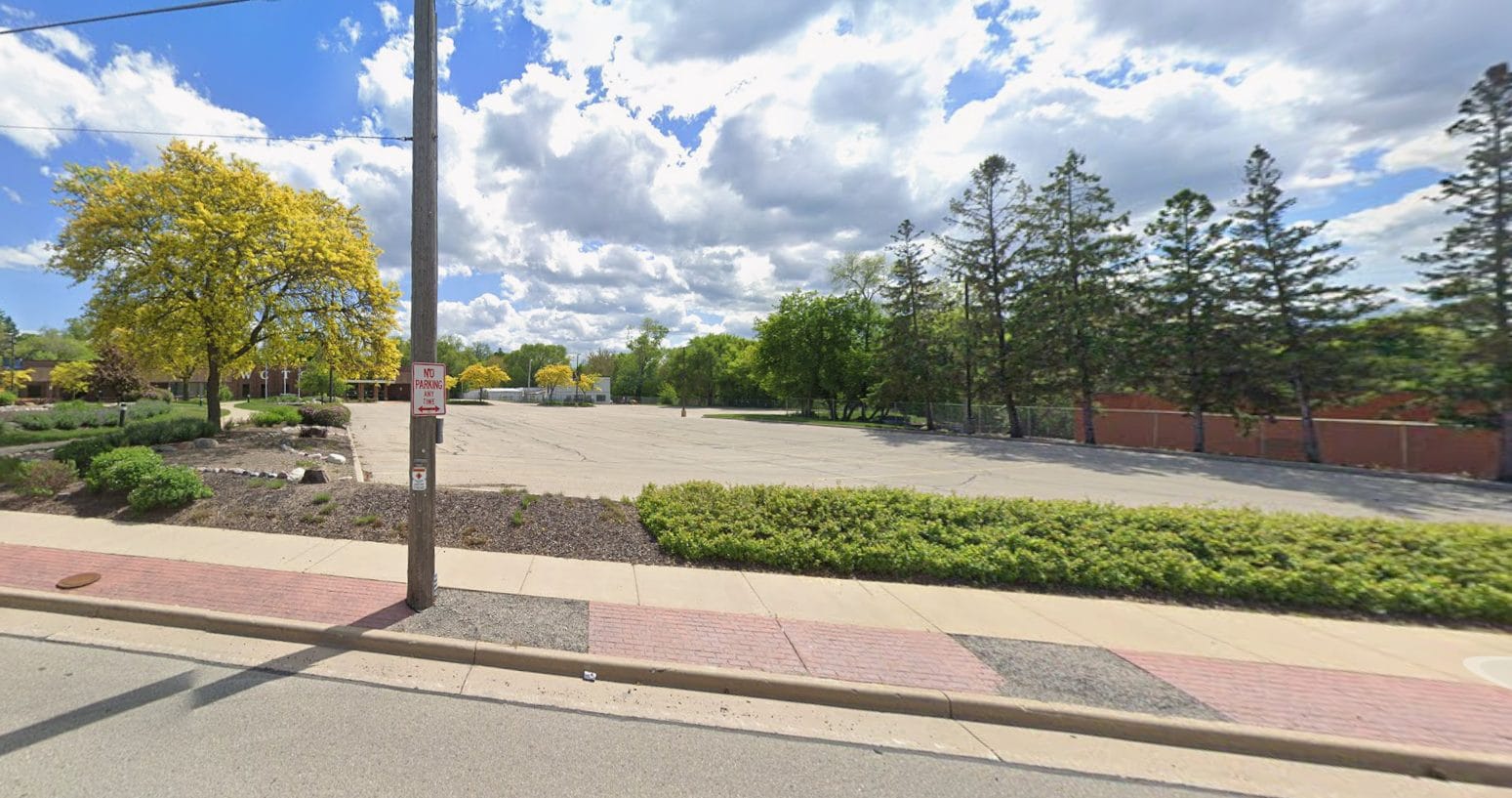 Site of the former Park Hotel, Waukesha, Wisconsin, present day