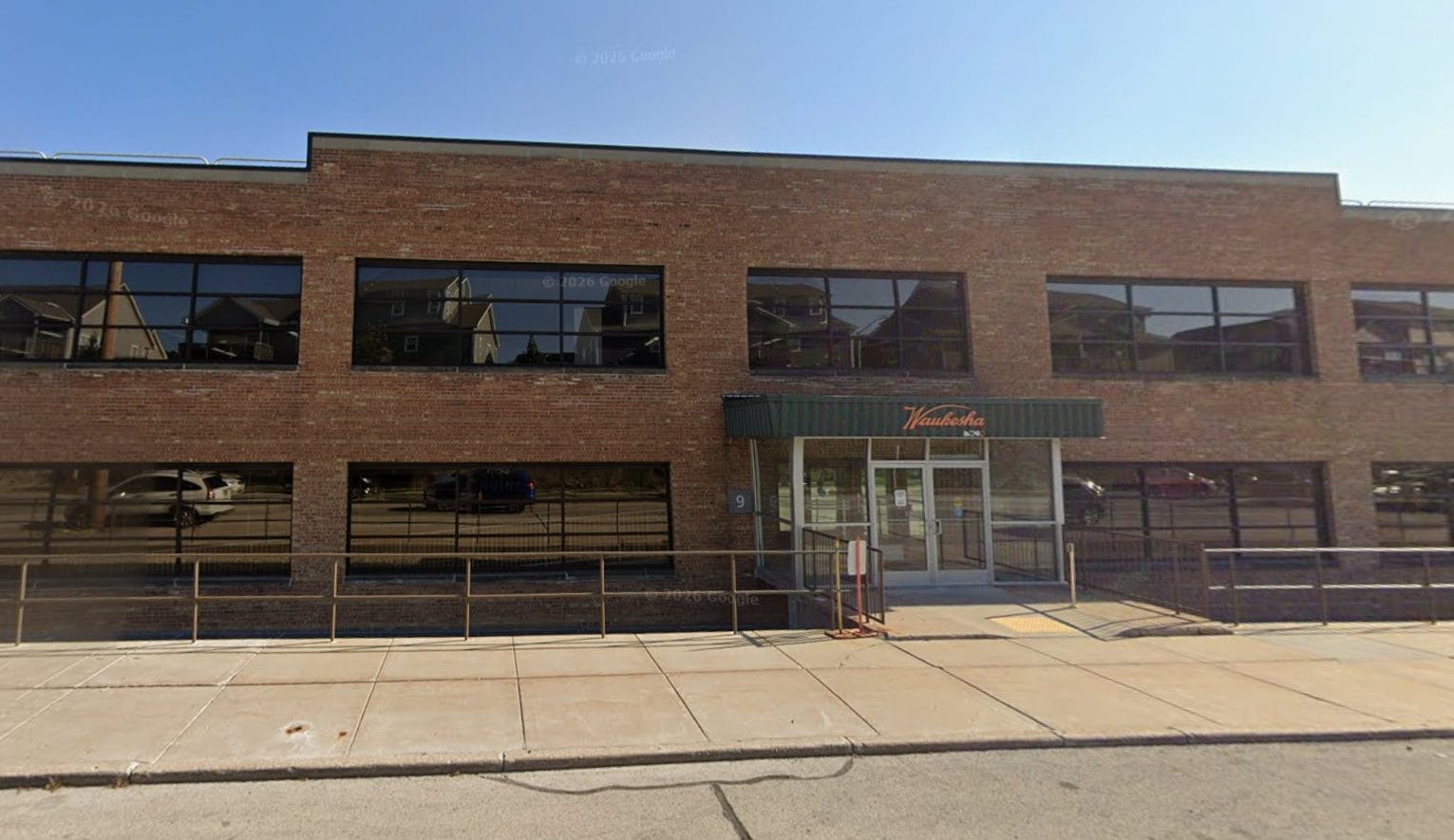Site of the former Park View Hotel, Waukesha, Wisconsin, present day